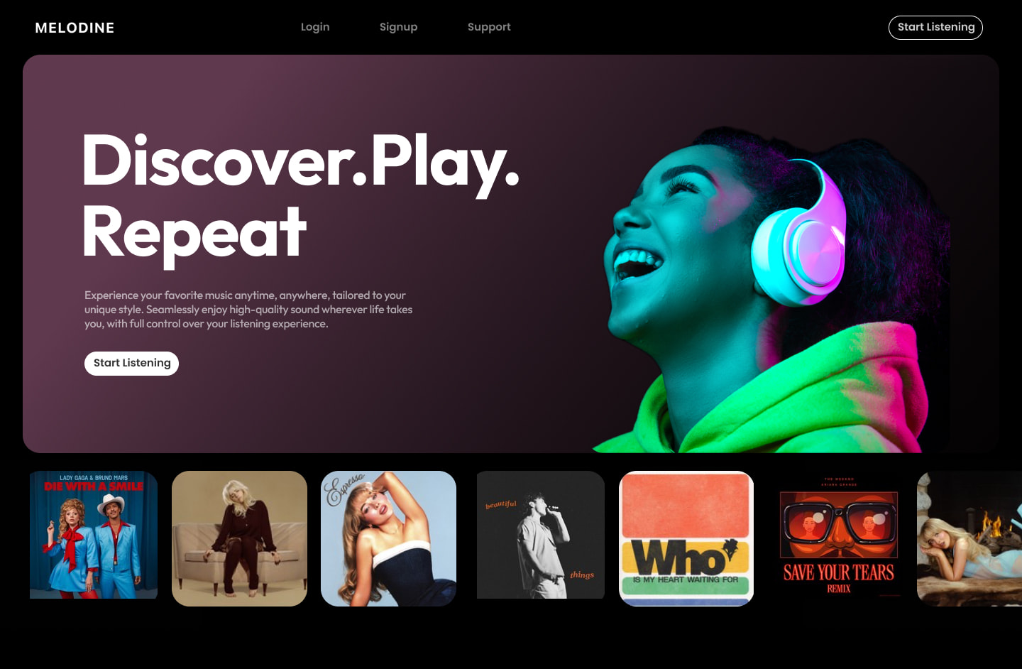 Melodine: A Music Streaming Application